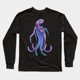 Warper alien cyborg Long Sleeve T-Shirt